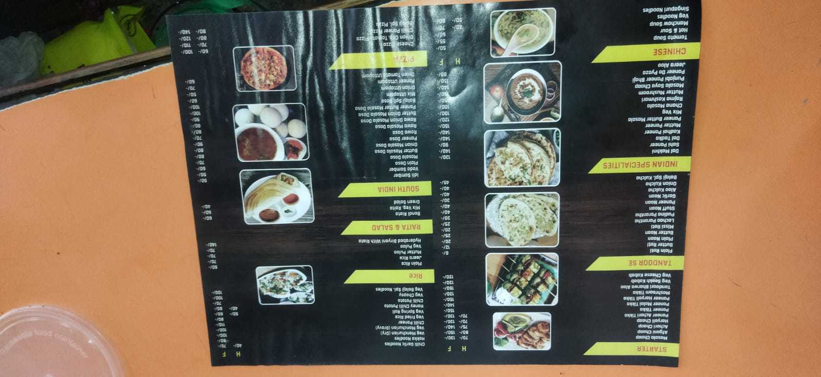 balaji restaurant menu