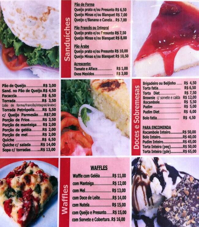 Camafeu Bistrô cardápio