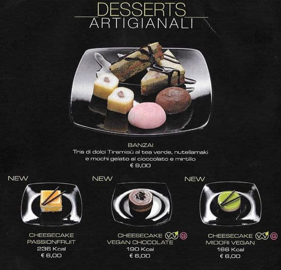 Menu di Zushi Milano 