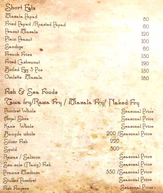 Sea Spice By 7 Star menu