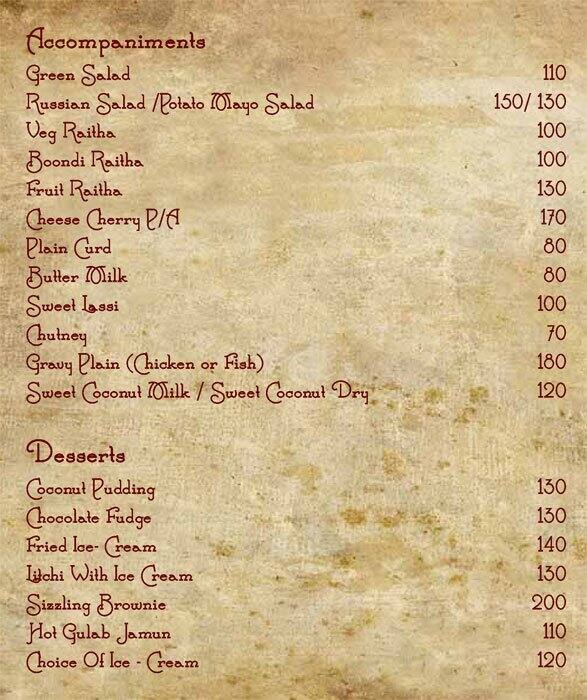 Sea Spice By 7 Star menu