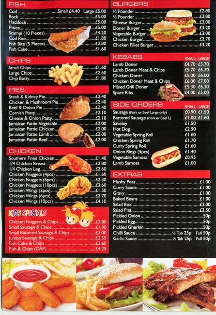 Park View menu
