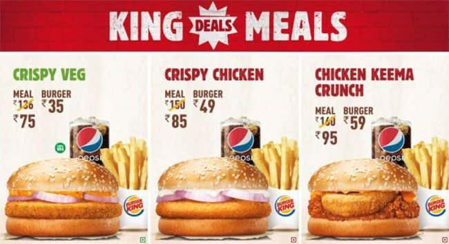 Burger King Menu, Menu for Burger King, Chandigarh Industrial Area, Chandigarh - Zomato