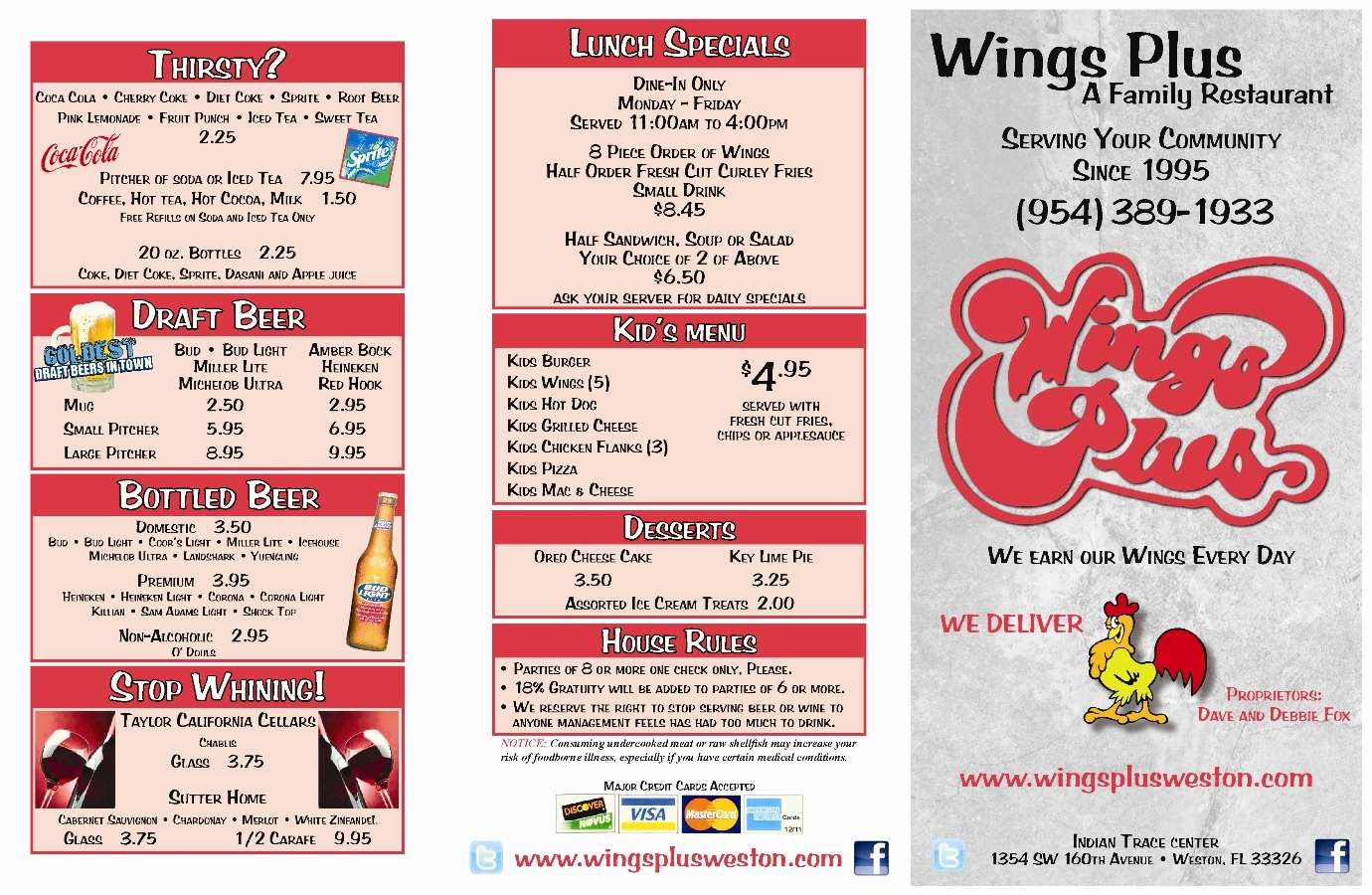 Wings Plus Menu Menu For Wings Plus Weston Southwest Ranches Miami Urbanspoon Zomato