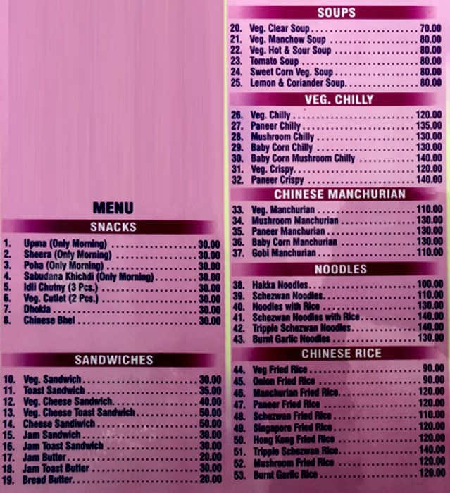 D'lite Foods Menu, Menu for D'lite Foods, Mulund West, Mumbai Zomato