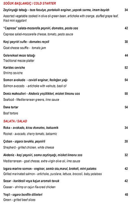 Cookbook menü