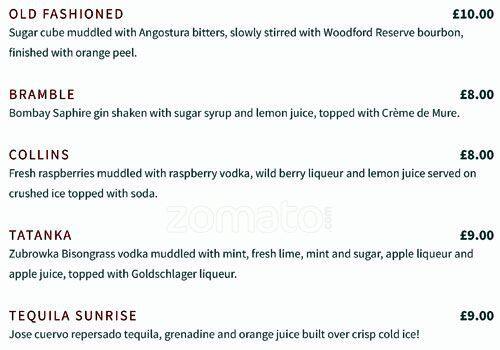 Layla Restaurant menu