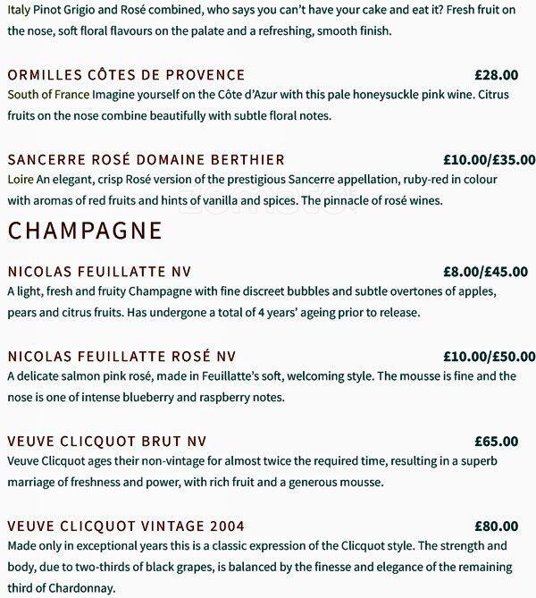 Layla Restaurant menu