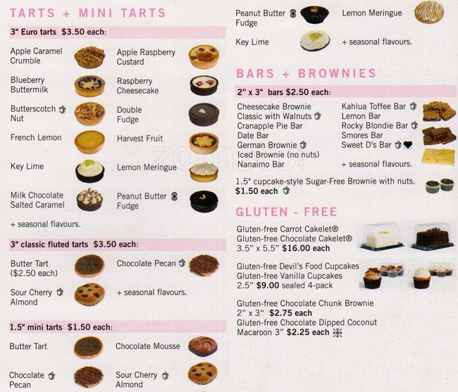 Dufflet Pastries - Uptown меню