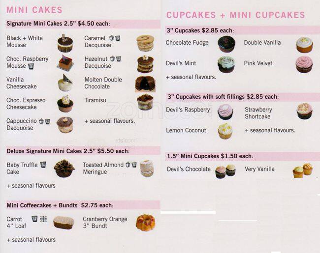 Dufflet Pastries - Uptown меню