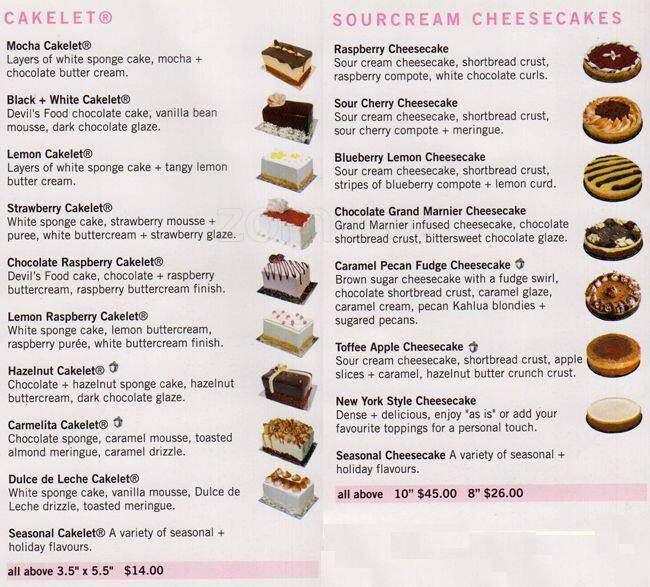 Dufflet Pastries - Uptown меню