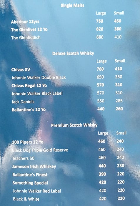 Bottom Sip Bar & Restaurant menu