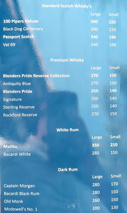 Bottom Sip Bar & Restaurant menu