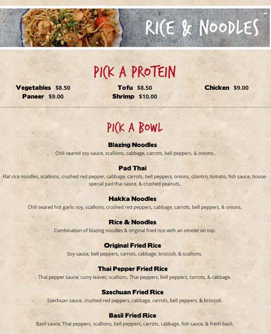 Menu at Masala Wok Austin (Techridge) restaurant, Austin, Center Ridge ...