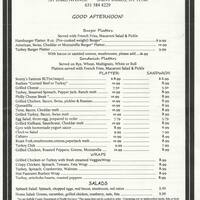 Blt Cafe Menu Menu For Blt Cafe Saint James Long Island