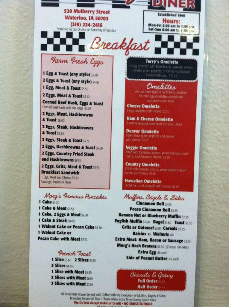 Lunch Menu, Menu for Lunch, Waterloo, Waterloo