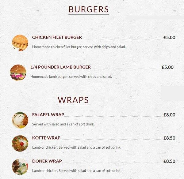 Menu at Faroz Restaurant Ilford, Ilford