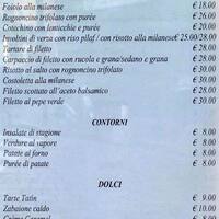 Antica Trattoria Della Pesa A Milano Foto Del Menu Con Prezzi