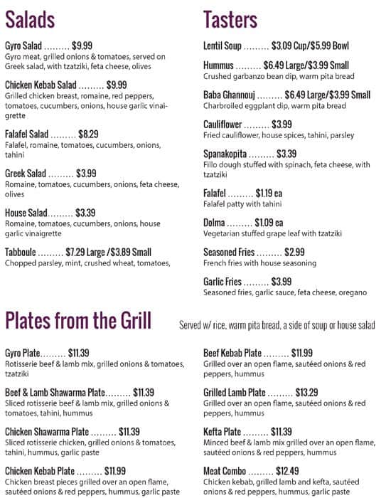 Garlic Crush Menu, Menu for Garlic Crush, Redmond, Redmond Urbanspoon