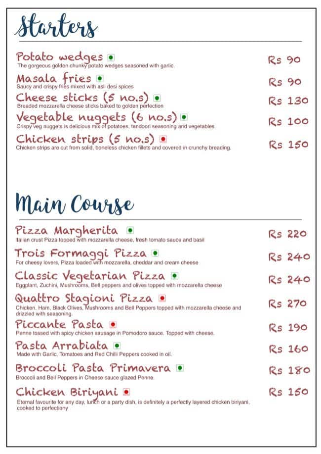 Experience Cafe Menu, Menu for Experience Cafe, Velachery, Chennai Zomato