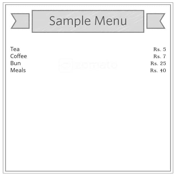 Hotel Kerala Bhavan menu