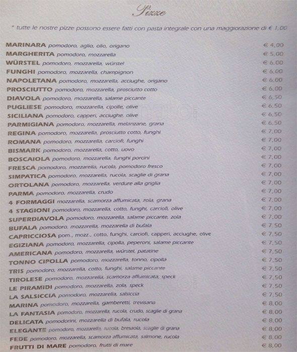 Menu di Mimmo 
