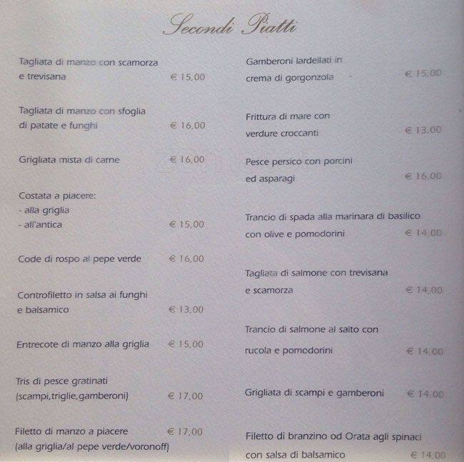 Menu di Mimmo 