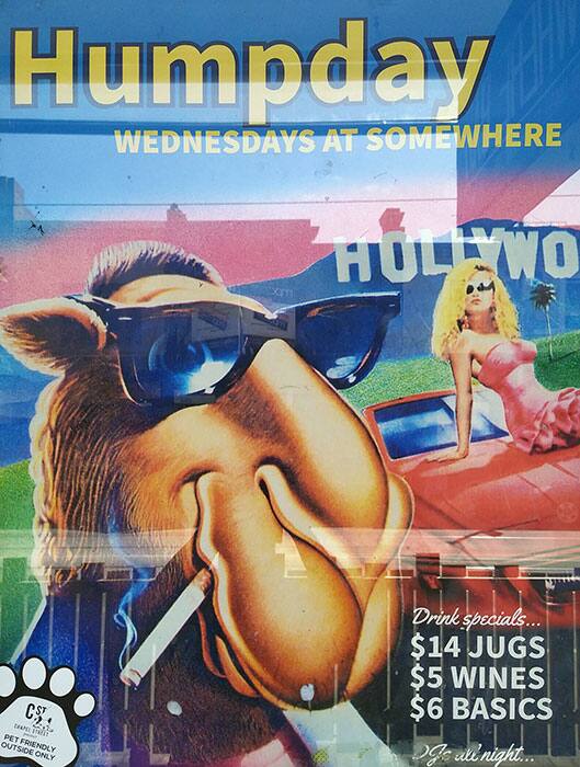 Carta de Somewhere Bar