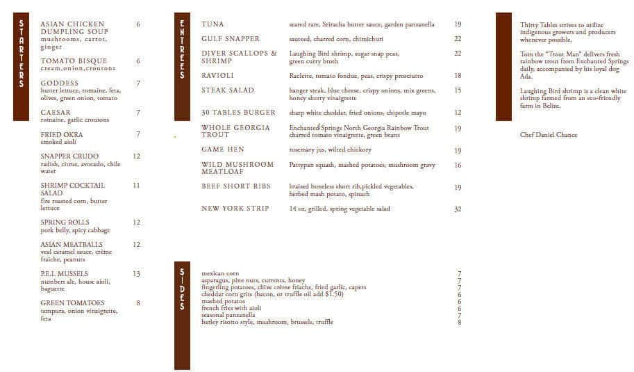 Menu At Glenn Hotel 30 Tables Pub Bar Atlanta   2ab788afa76223a3ecde0fc962ae32f5 