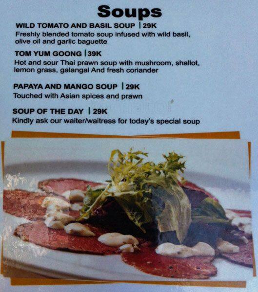 Caramel Kamuela Villas & Suites Menu Zomato Indonesia