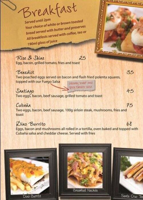 Cubana Menu, Menu for Cubana, Stellenbosch, Cape Town Zomato SA