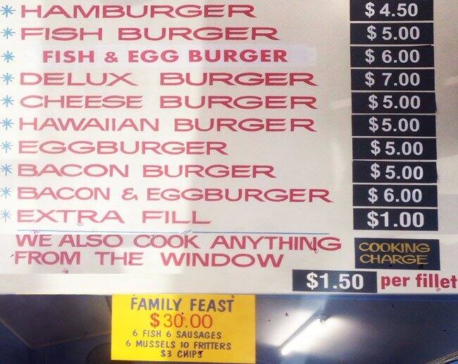 Marsic Bros Ltd Menu, Menu for Marsic Bros Ltd, Glen Innes, Auckland