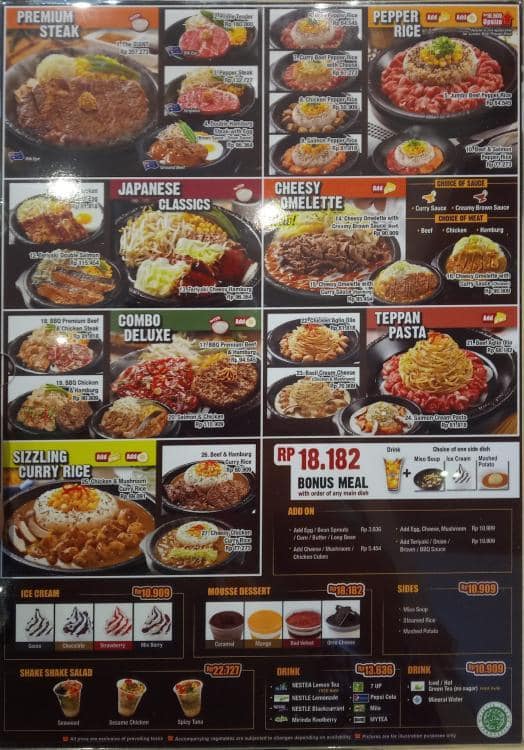 Pepper Lunch Menu, Menu for Pepper Lunch, Thamrin, Jakarta Zomato