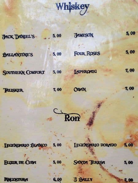 Menu di Ottocento 