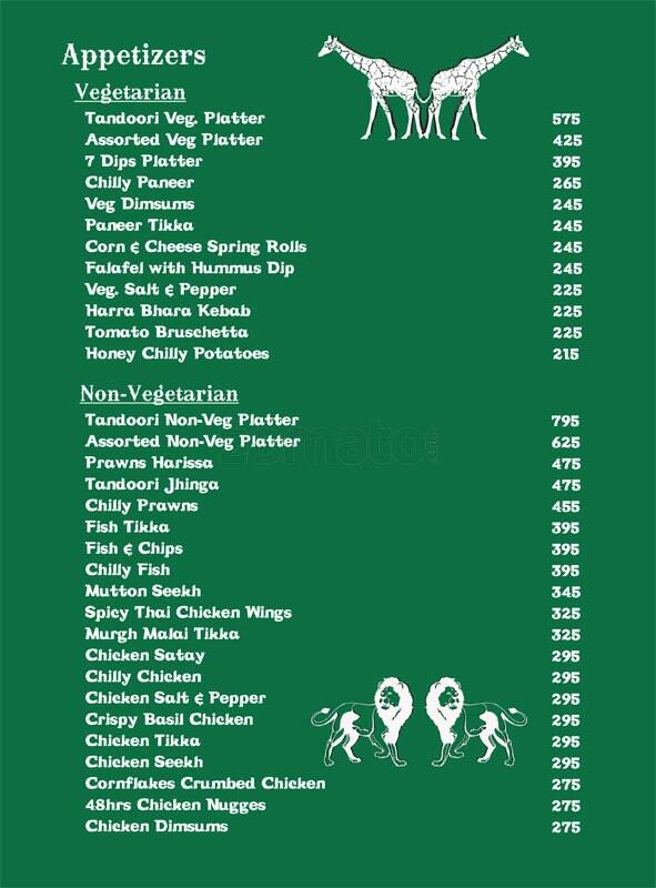 Menu at Outdoor, Gurugram, Ground Floor C 002 Dlf Phase
