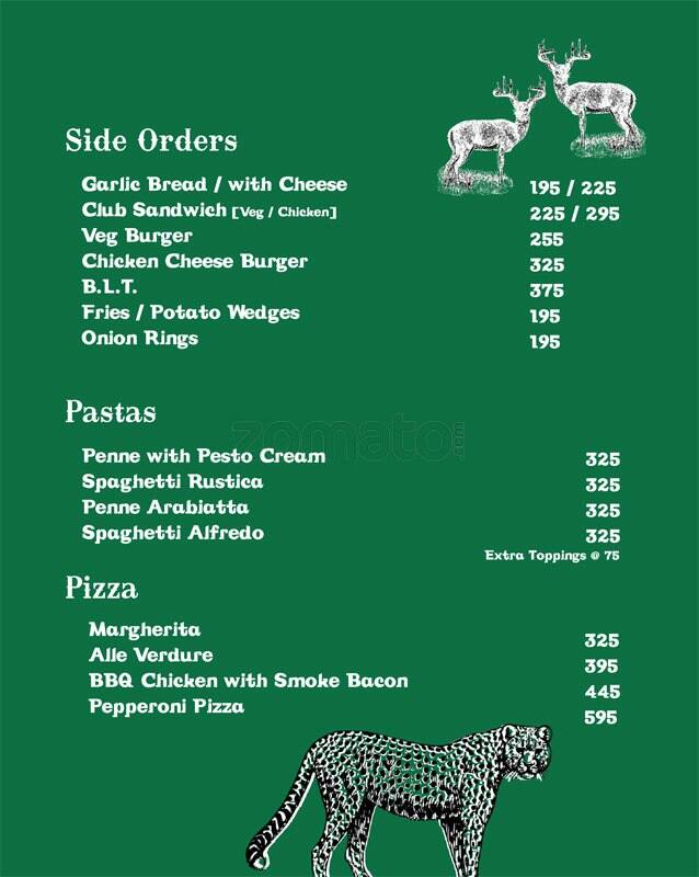 Menu at Outdoor, Gurugram, Ground Floor C 002 Dlf Phase