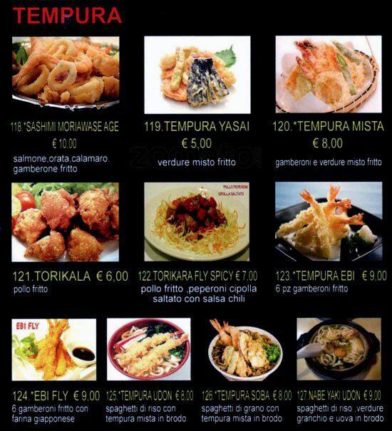 Menu di Dao Sushi 