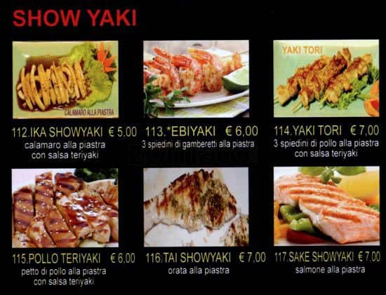 Menu di Dao Sushi 