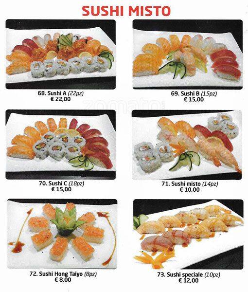 Menu di Taiyo 