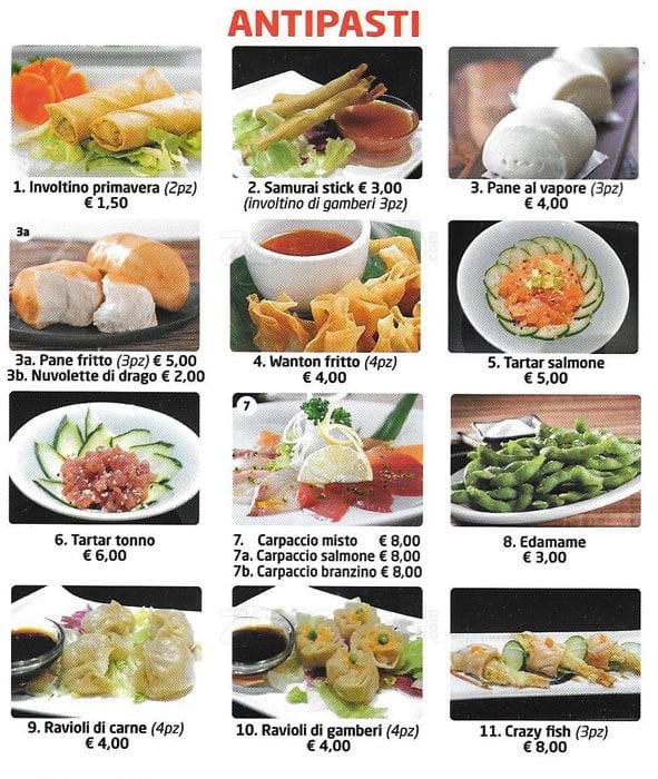 Menu di Taiyo 