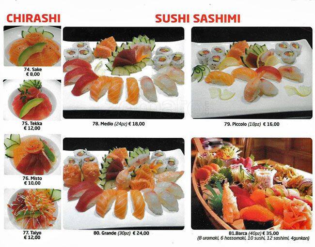 Menu di Taiyo 