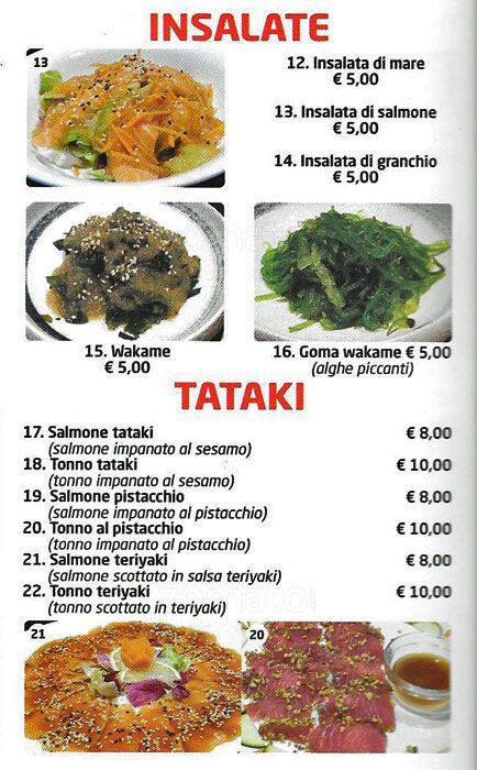 Menu di Taiyo 