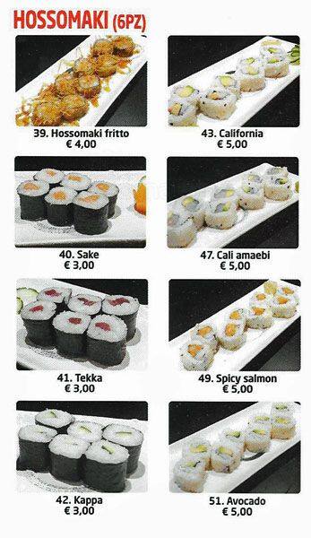Menu di Taiyo 
