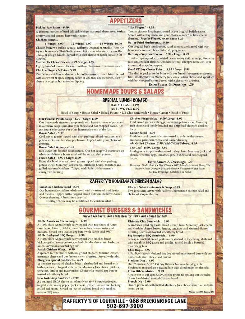 Rafferty's coupons