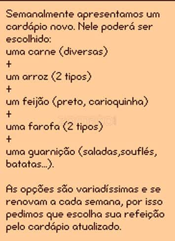 Pura Delícia cardápio