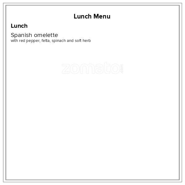 Alibi menu