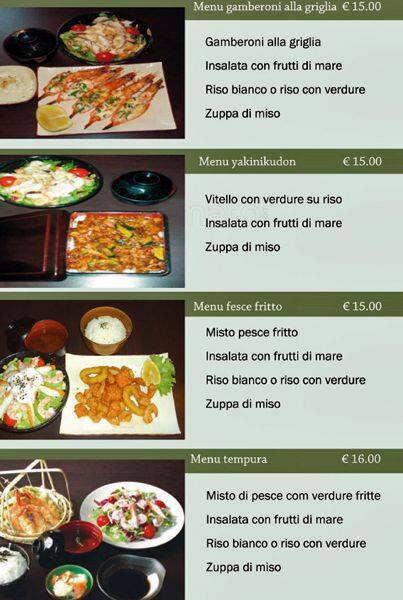 Menu di Saien 