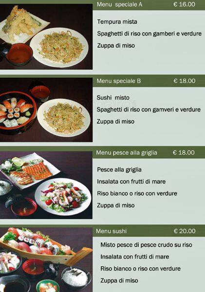 Menu di Saien 