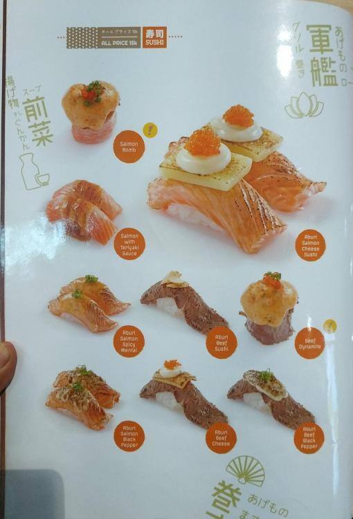 Sushi Go! Menu, Menu For Sushi Go!, Thamrin, Jakarta 