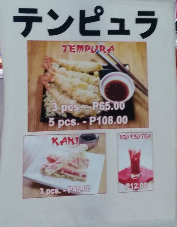 Carta de Master Tempura, Ciudad Quezon
